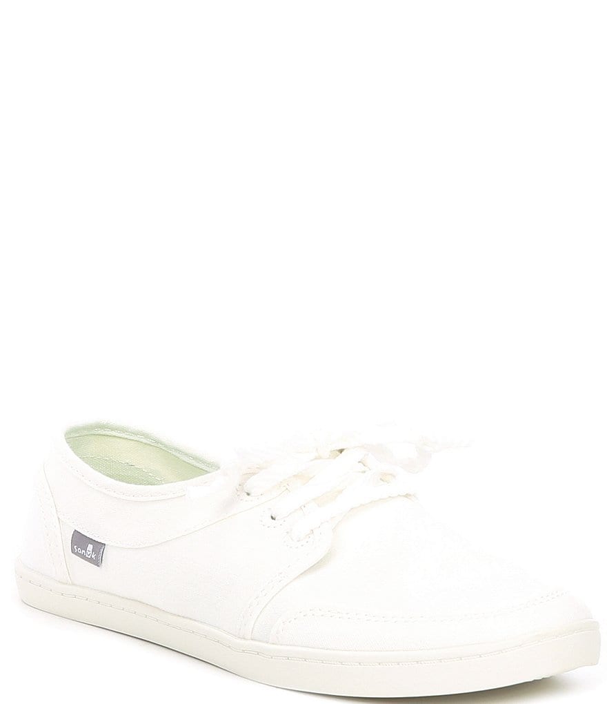 Sanuk Pair O Dice Lace Washed Canvas Sneakers