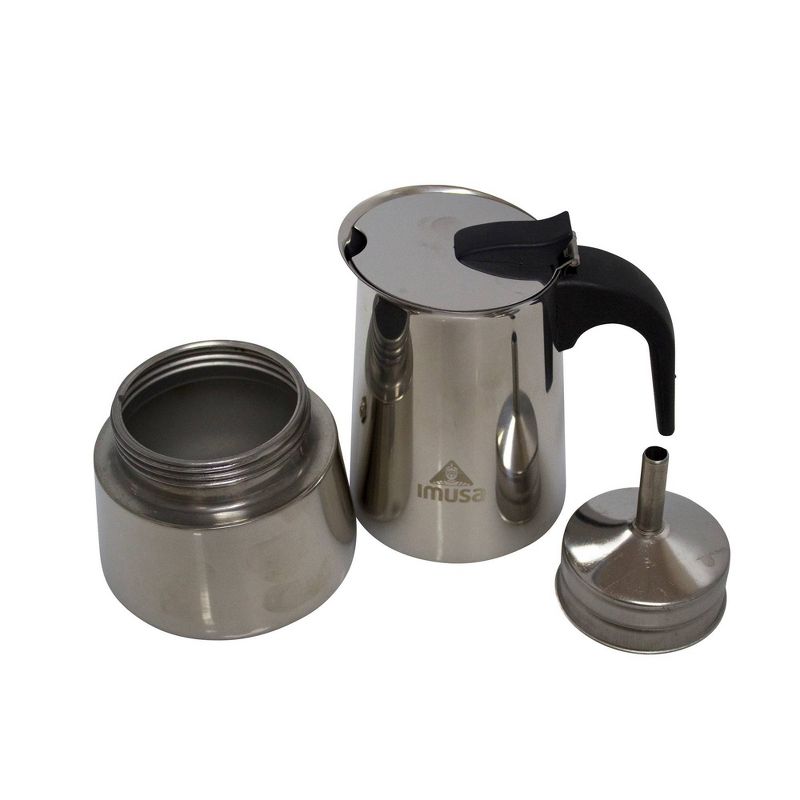 Bialetti 3 Cup Moka Stovetop Espresso Maker - Silver