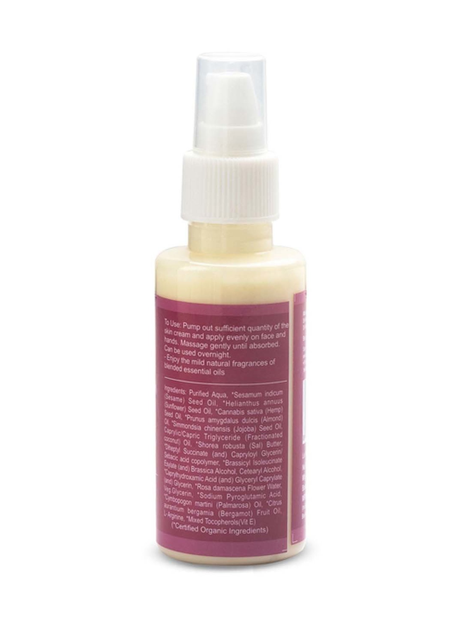 Rustic Art Rose Bergamot Skin Cream - Face and Body - 100 ml