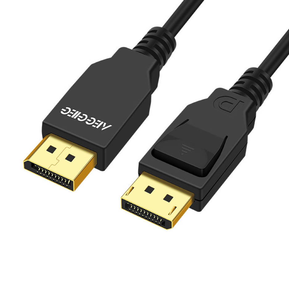 Veggieg Dp2k HD Standard DP Public To Public Connection Computer Monitor Connection Line Audio And Video Synchronization 1.2