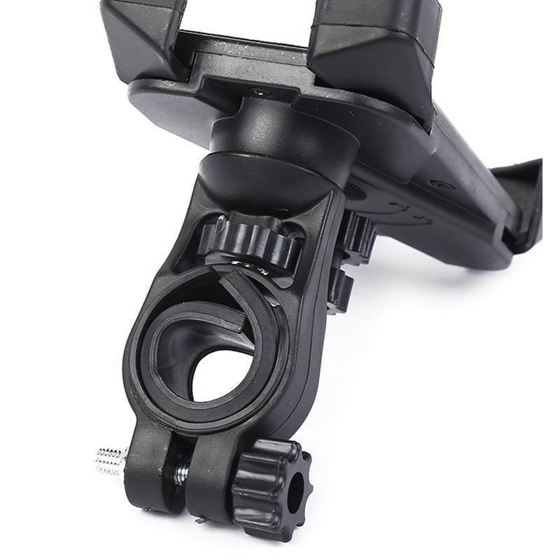 Mountain Bike Motorcycle Phone Holder 360&deg;Rotatable Handlebar Bicycle Phone Holder For Universal Mobile Cell Phone Clip Stand Mount Bracket