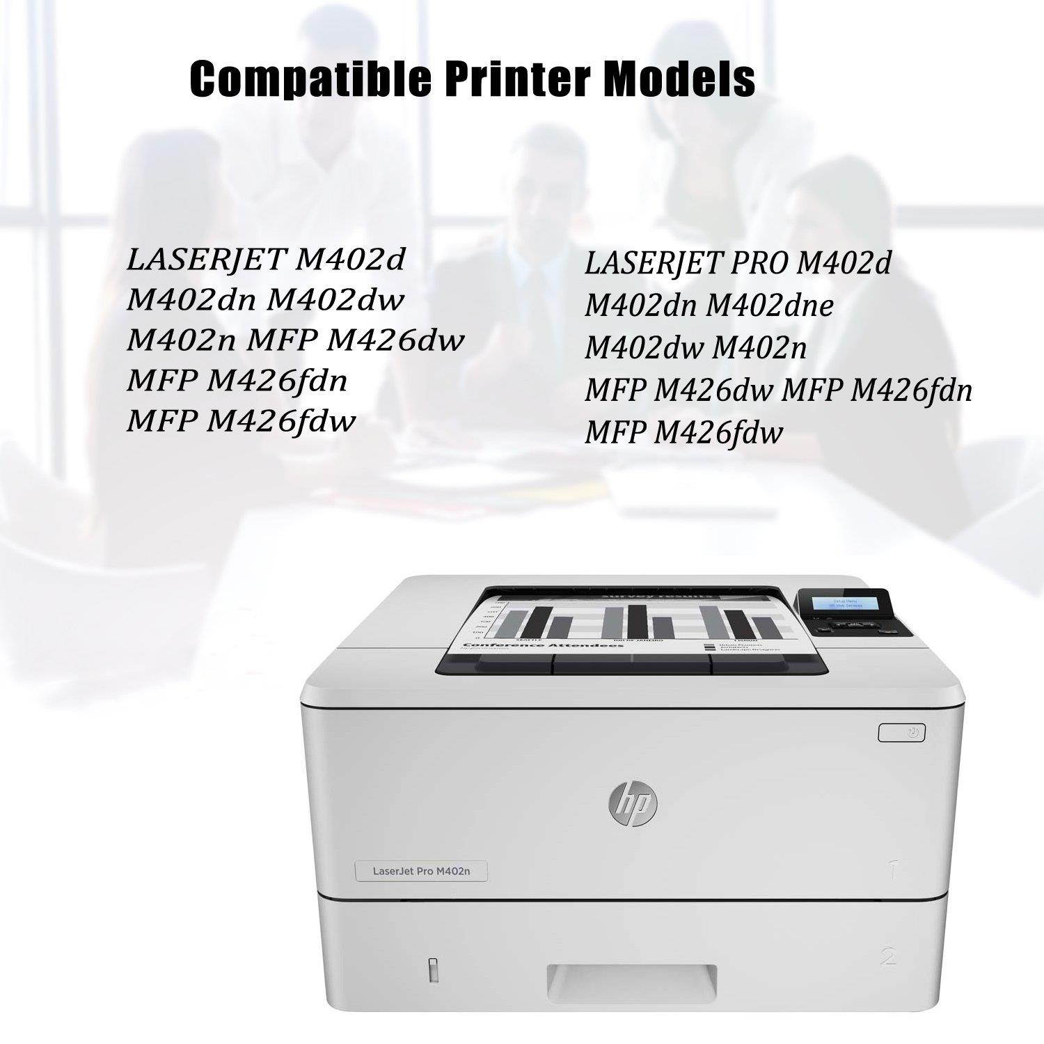 New York Toner Compatible Replacement Toner Cartridge Replacement for HP CF226A ( Black , 2 pk )