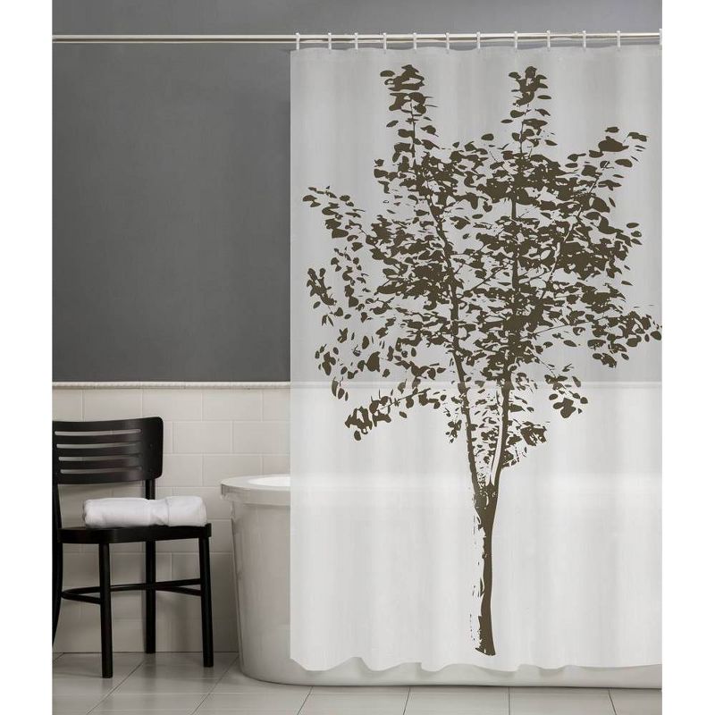 13pc Arbor PEVA Shower Curtain and Rings Set - Zenna Home