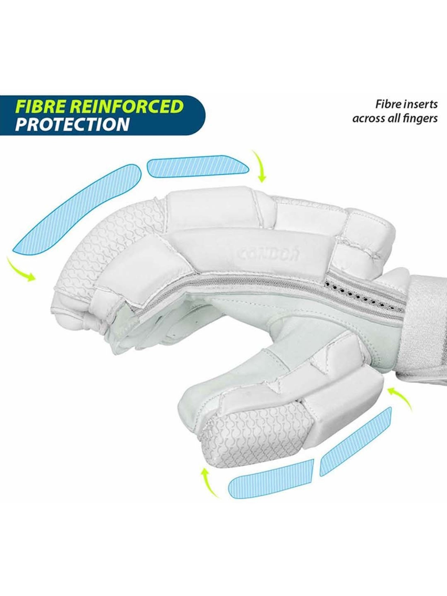 DSC Condor Player Leather Cricket Batting Gloves Size - Mens