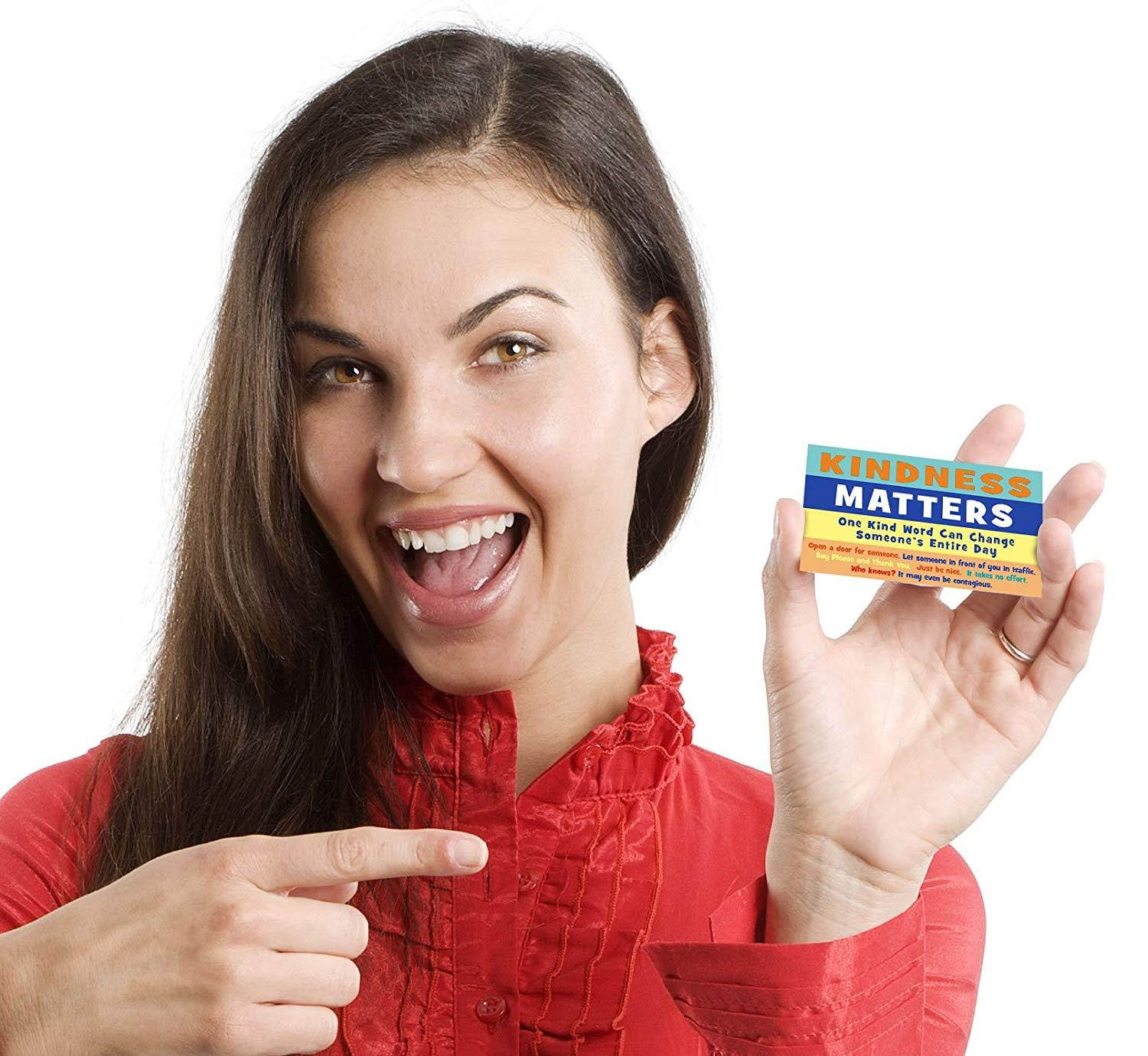Kindness Matters Cards - Box of 100 - Kindness Is Contagious Challenge Card