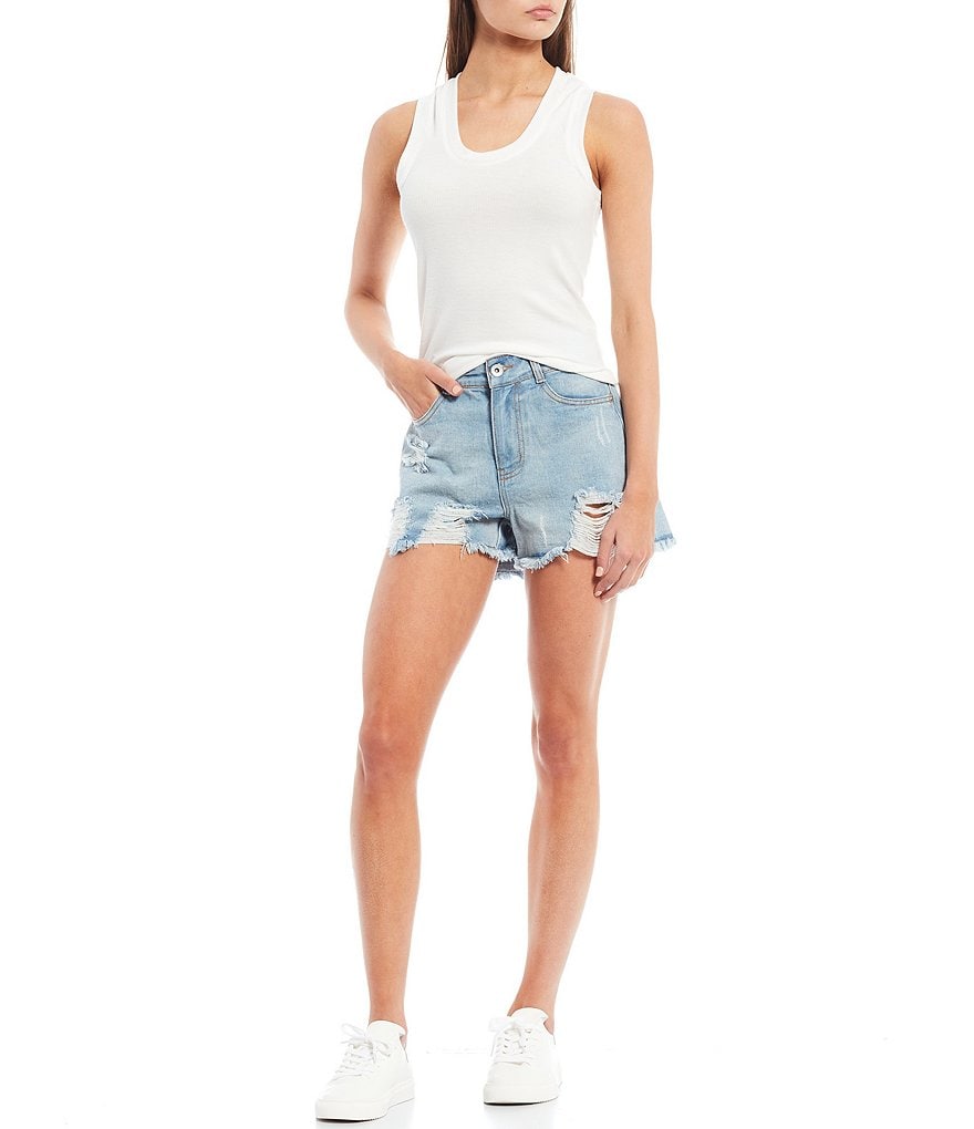 C&V Chelsea & Violet Knit Scoop Neck Tank Top