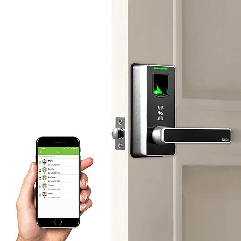 Electronic Smart Lock Biometric Fingerprint Door Lock with Bluetooth Keyless Home Entry with Your Smartphone/Fingerprint Locks for Bedroom (PL10)