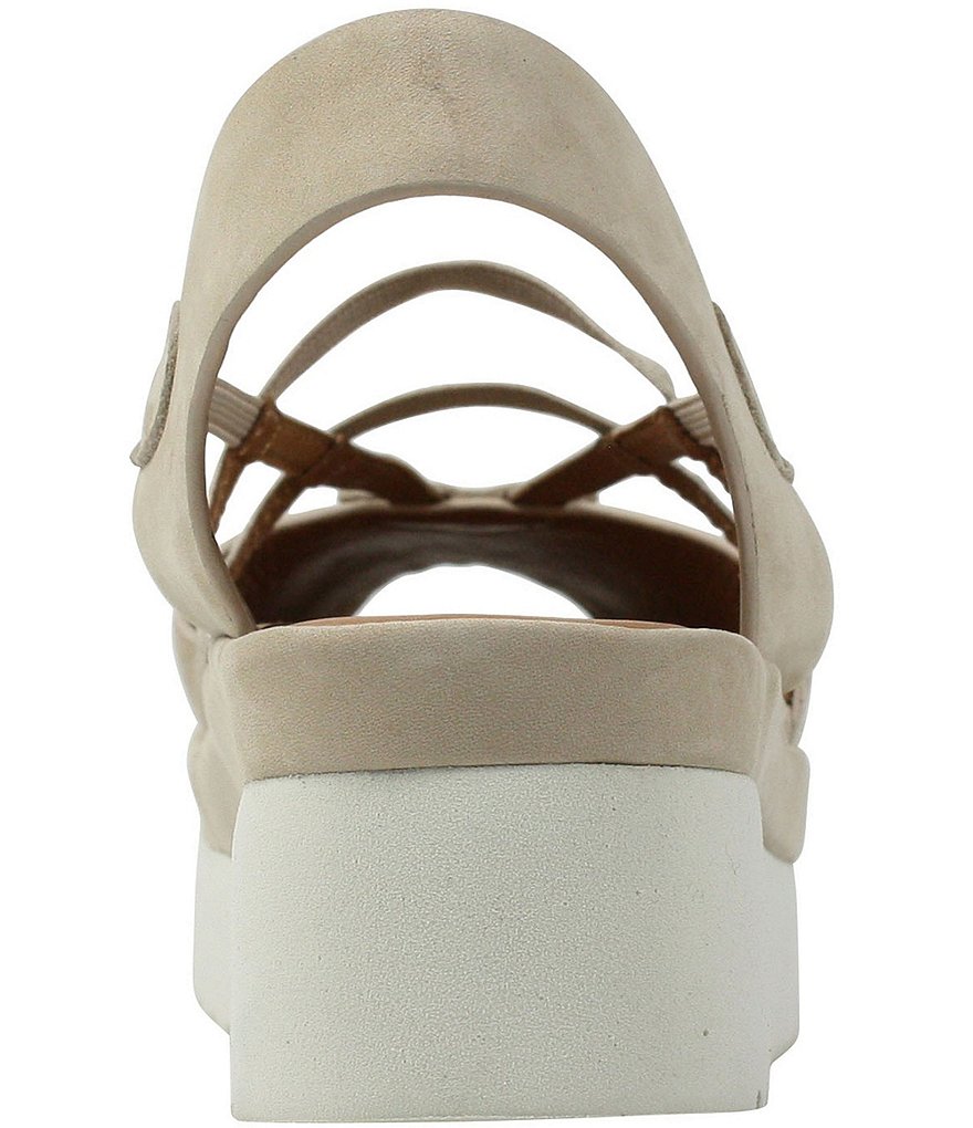 L'Amour Des Pieds Adelais Suede Slip-On Platform Wedge Sandals
