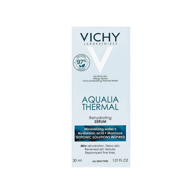 Vichy Aqualia Thermal Hydrating Face Serum with Hyaluronic Acid - 1.01oz
