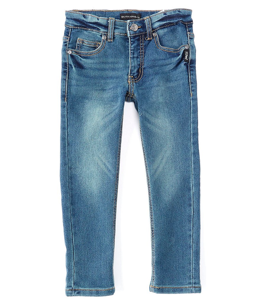 Hollywood Little Boys 4-7 Pull-On Slim Fit Denim Pant