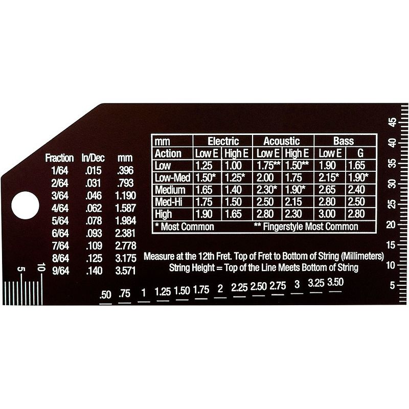 Music Nomad Precision String Action Gauge