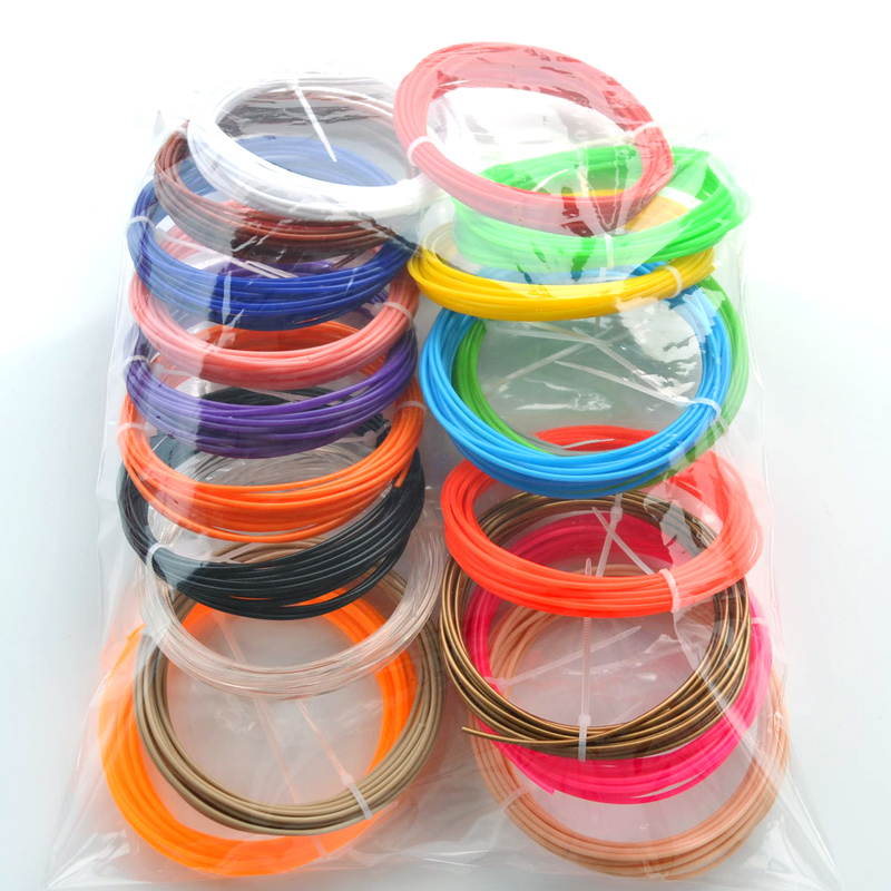 10m 3D Filament PLA 1.75mm 3D Printer Filament Materials for High Temperature 3D Printing Pen 3D Pen-Blue color