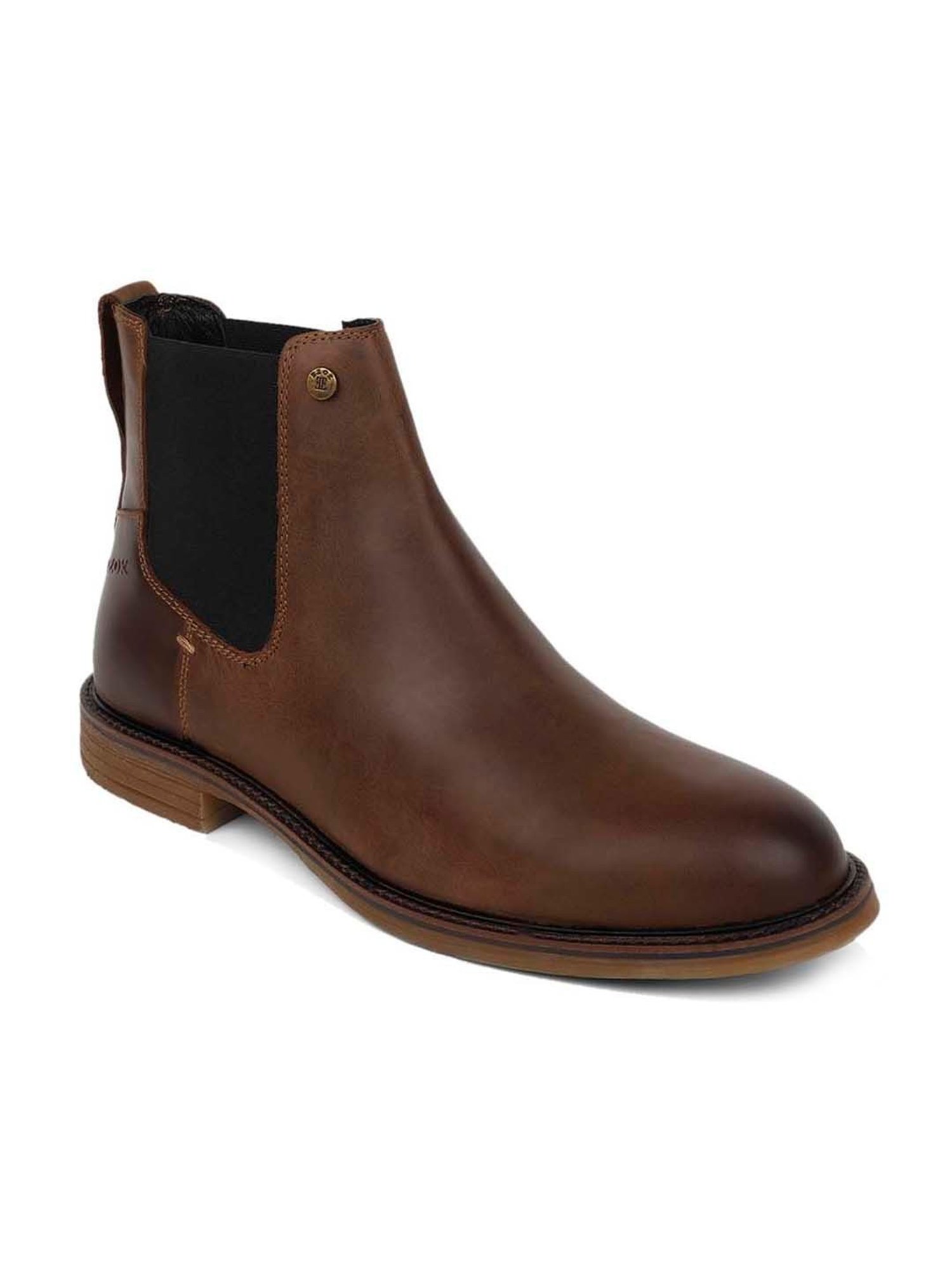 EZOK Men's Brown Chelsea Boots