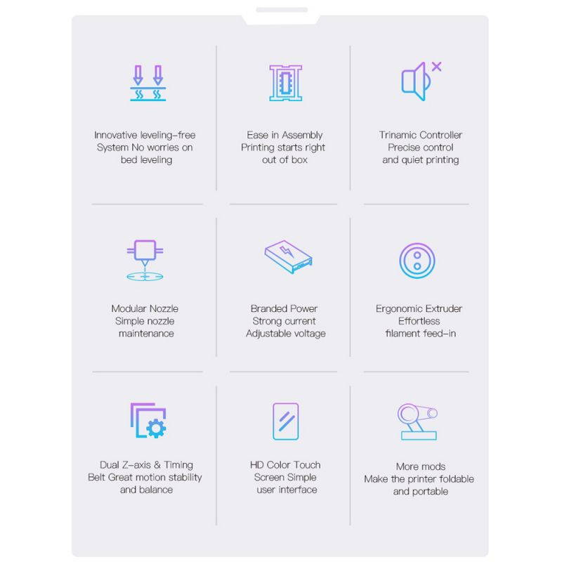 Official Creality CR-6 SE Leveling-Free 3D Printer with Silent Motherboard MeanWell Power Supply and Dual Z-axis Build Volume 235 x 235 x 250mm