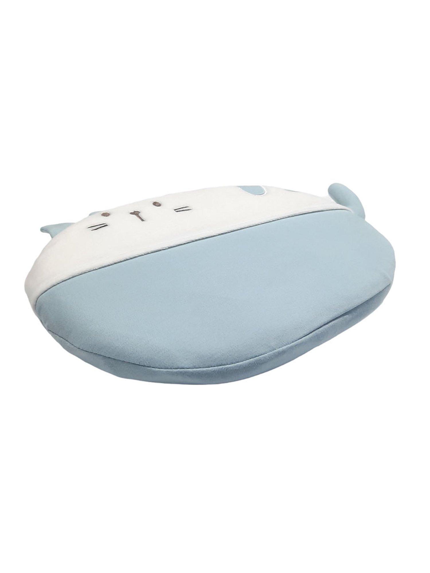 Baby Moo Cat Blue Memory Pillow