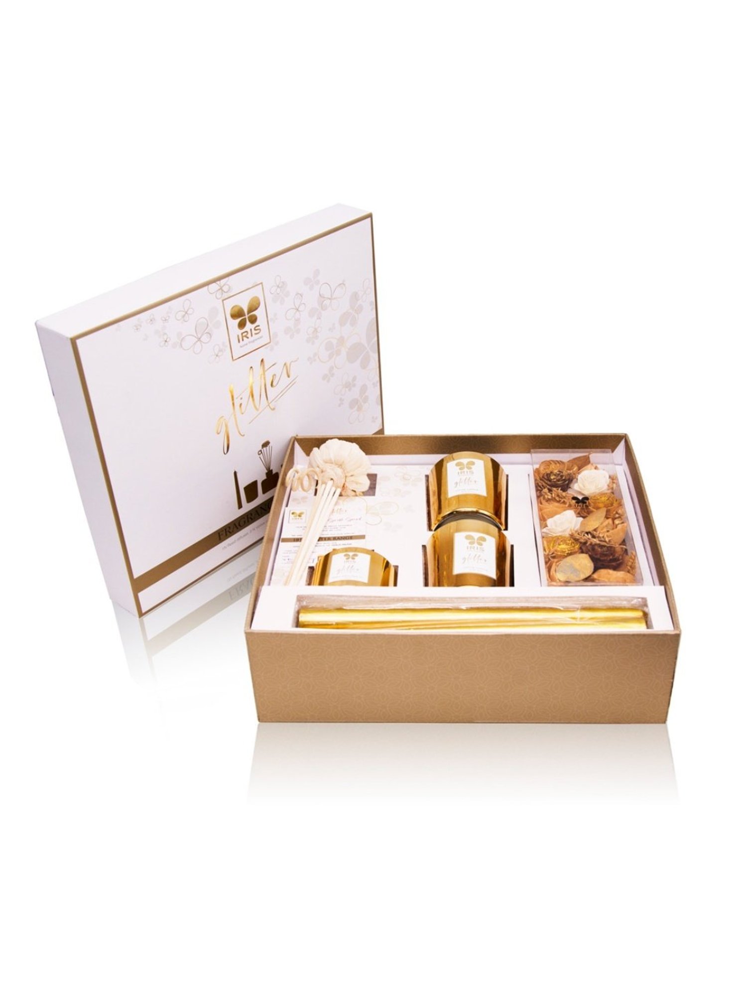IRIS Glitter Gold Fragrance Gift Set