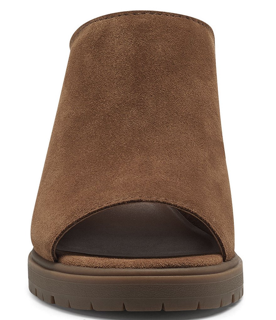 Lucky Brand Dalliey Suede Lug Sole Slides
