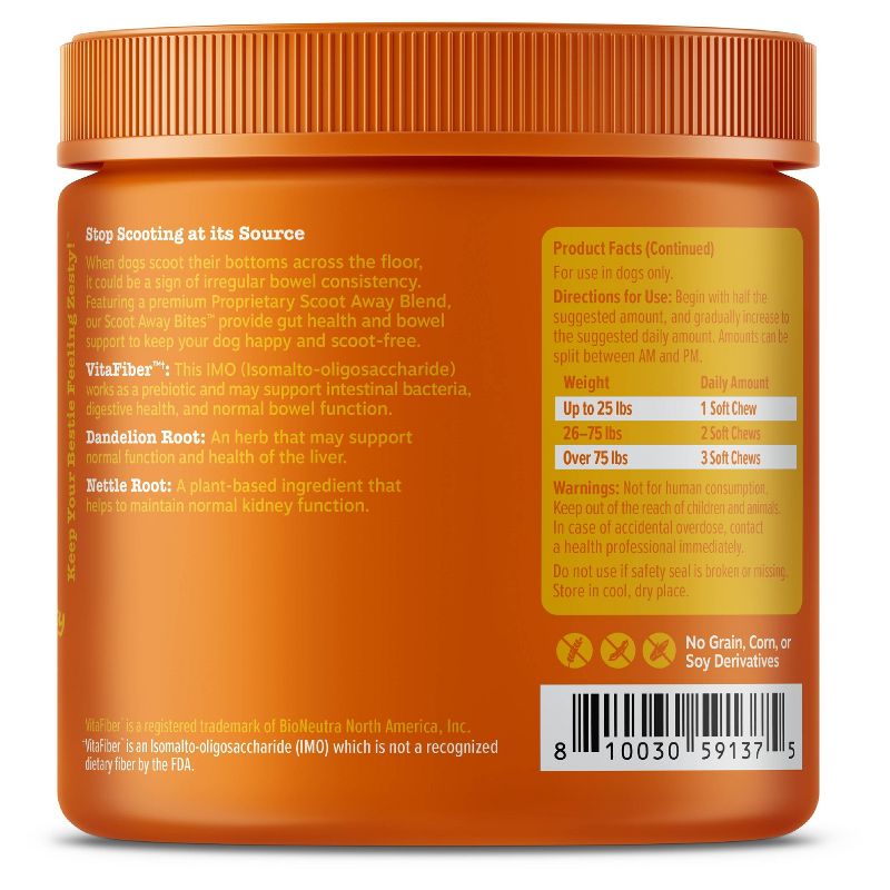 Zesty Paws Scoot Away Chicken Flavor - 90ct