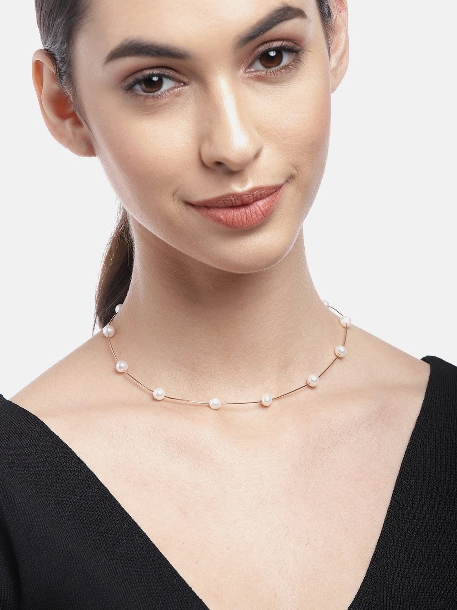 Ornate Jewels 92.5 Sterling Silver Red Ruby Necklace for Women