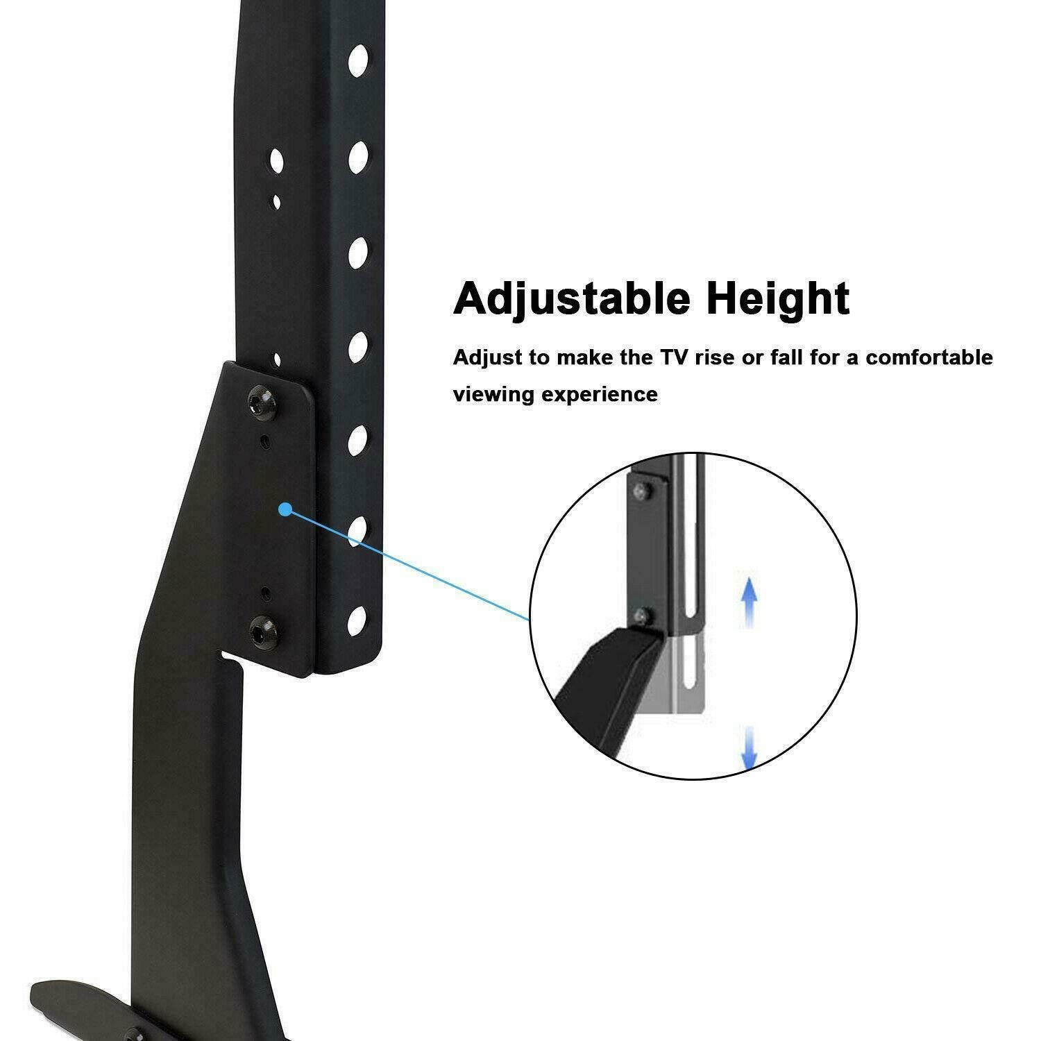 UNIVERSAL TV STAND BASE TABLETOP FOR 24 32 36 42 43 50 55 60 65" LCD LED PLASMA