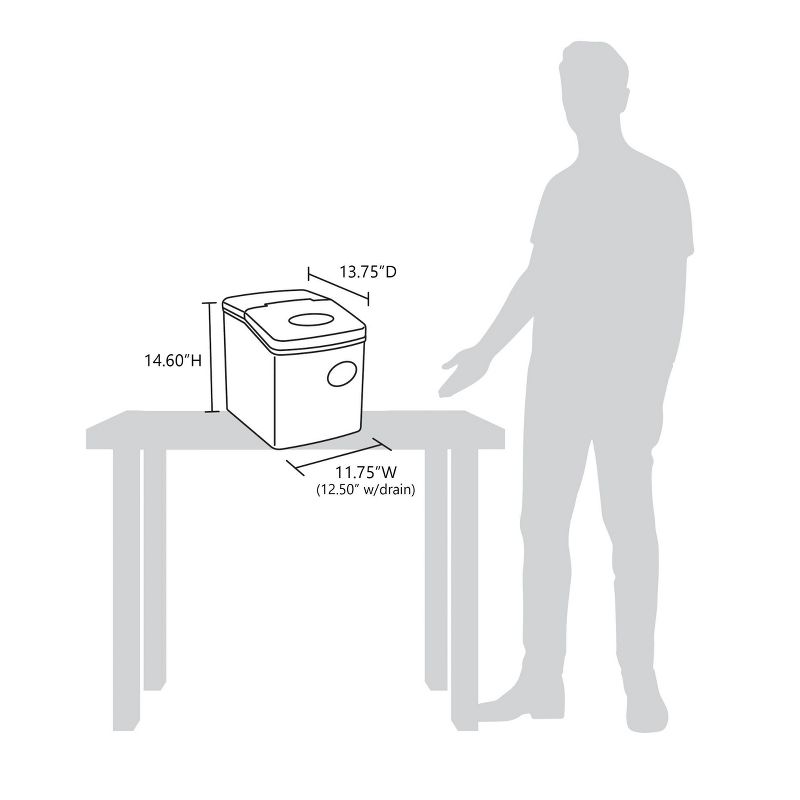 Frigidaire Ice Maker - Silver EFIC206