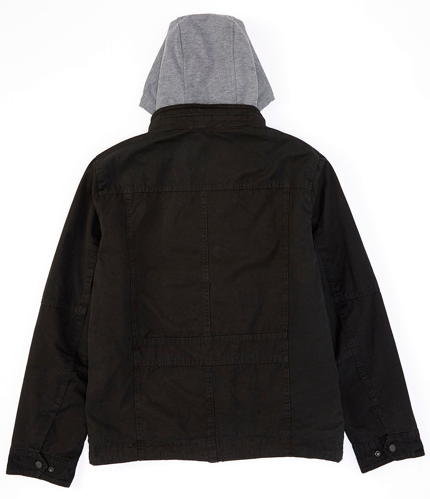 Levi's&reg; Twill Hooded Military Trucker Jacket