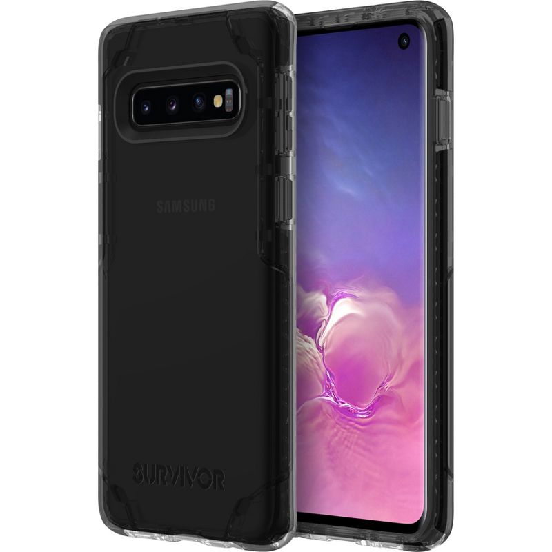 Griffin Survivor Strong Samsung Galaxy S10 - For Samsung Smartphone - Smoke