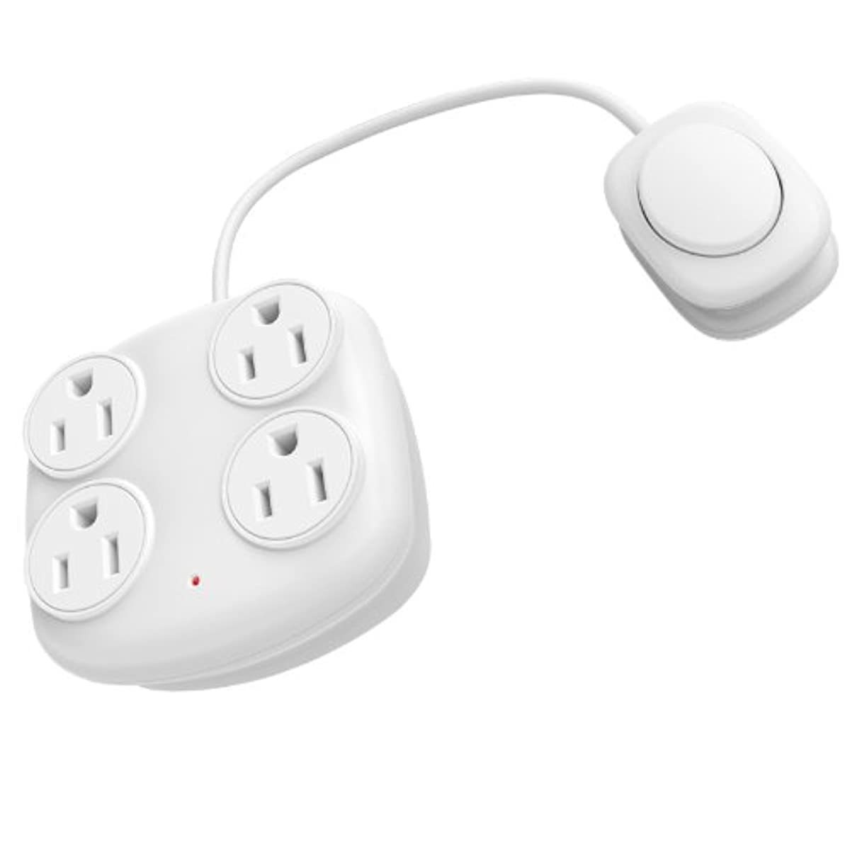 Prime Wire & Cable PBFSTAP 4-Outlet Wall Tap with Foot Switch with 6-Feet Cord