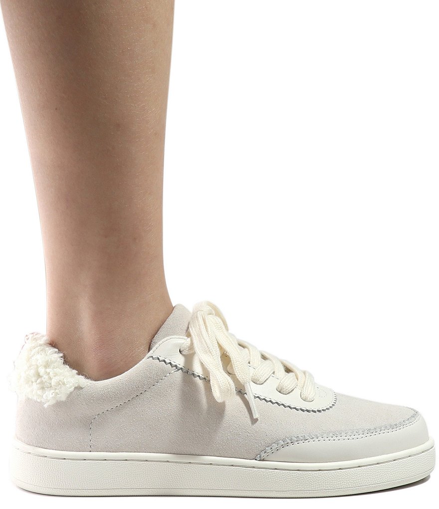 Splendid Freya Suede Faux Fur Accent Sneakers