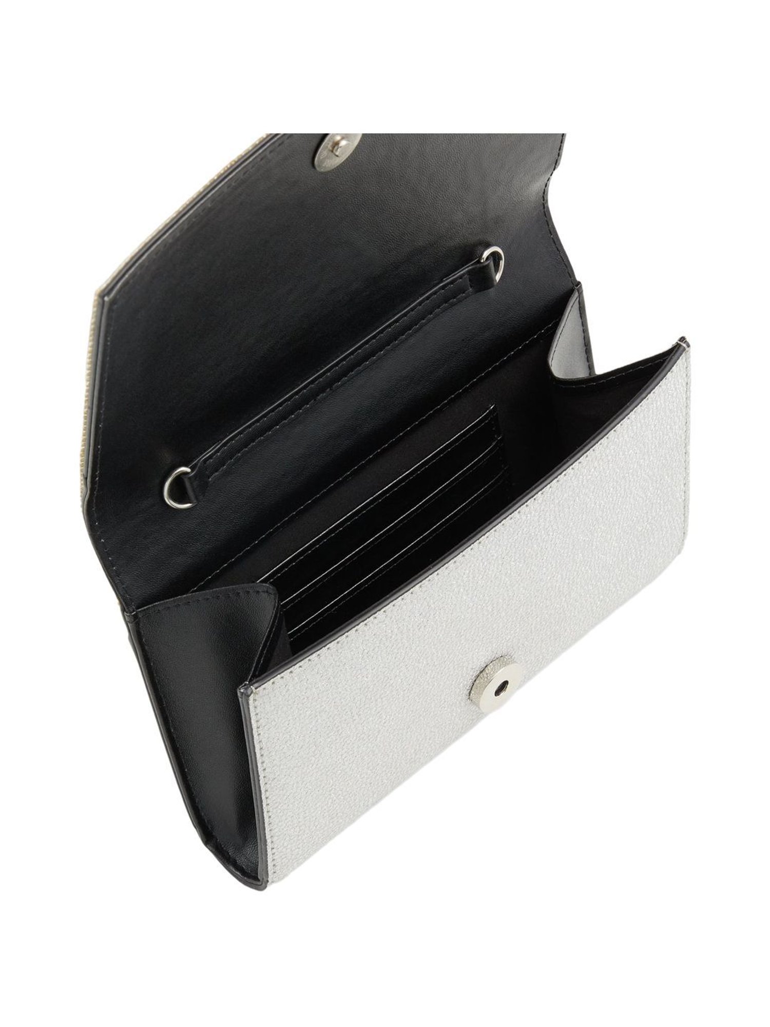 Estee & Lilly Turn Key Closure Clutch - Black