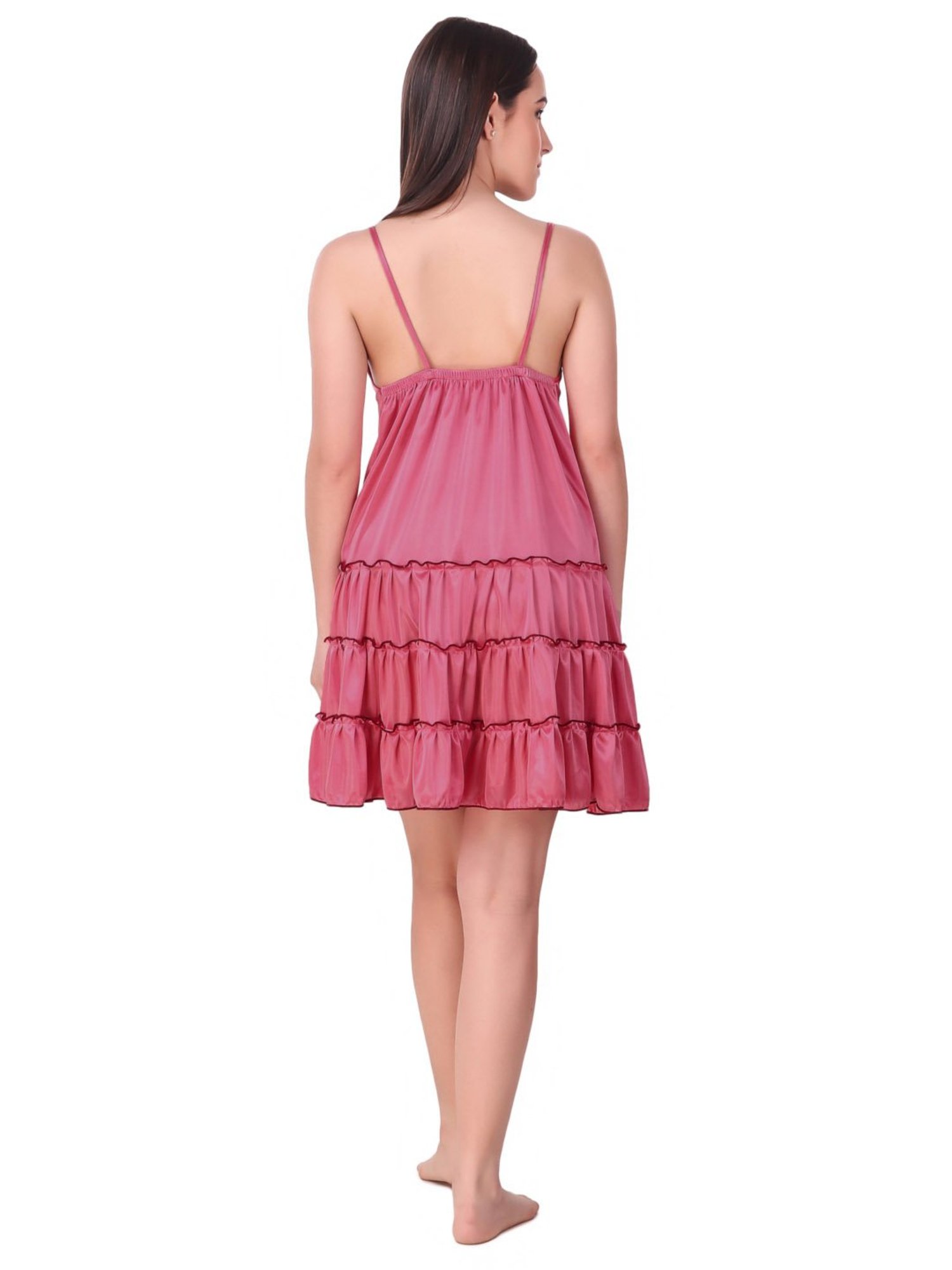 N-Gal Pink Lace Babydoll