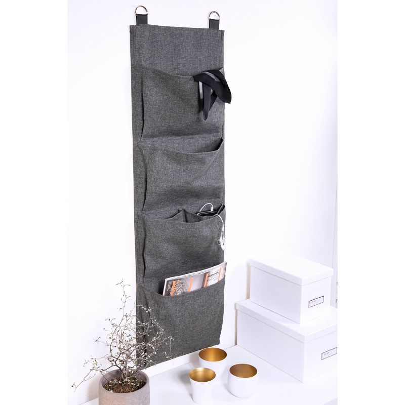 Bigso Box of Sweden 6 Pockets Hang Up Storage Gray
