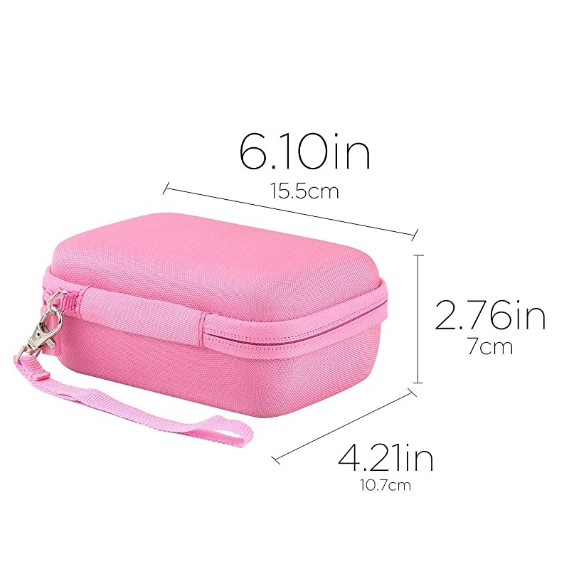Hard Travel Case for Fujifilm Instax Mini Link Smartphone Printer (Pink Case)