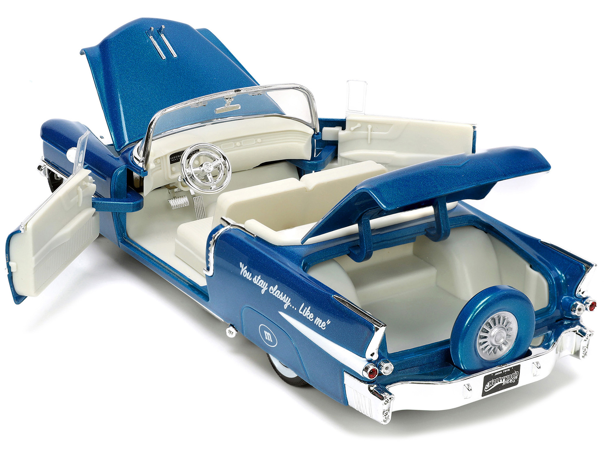 1955 Cadillac Fleetwood Series 60 Black "The Godfather" (1972) Movie 1/24 Diecast Model Car by Greenlight