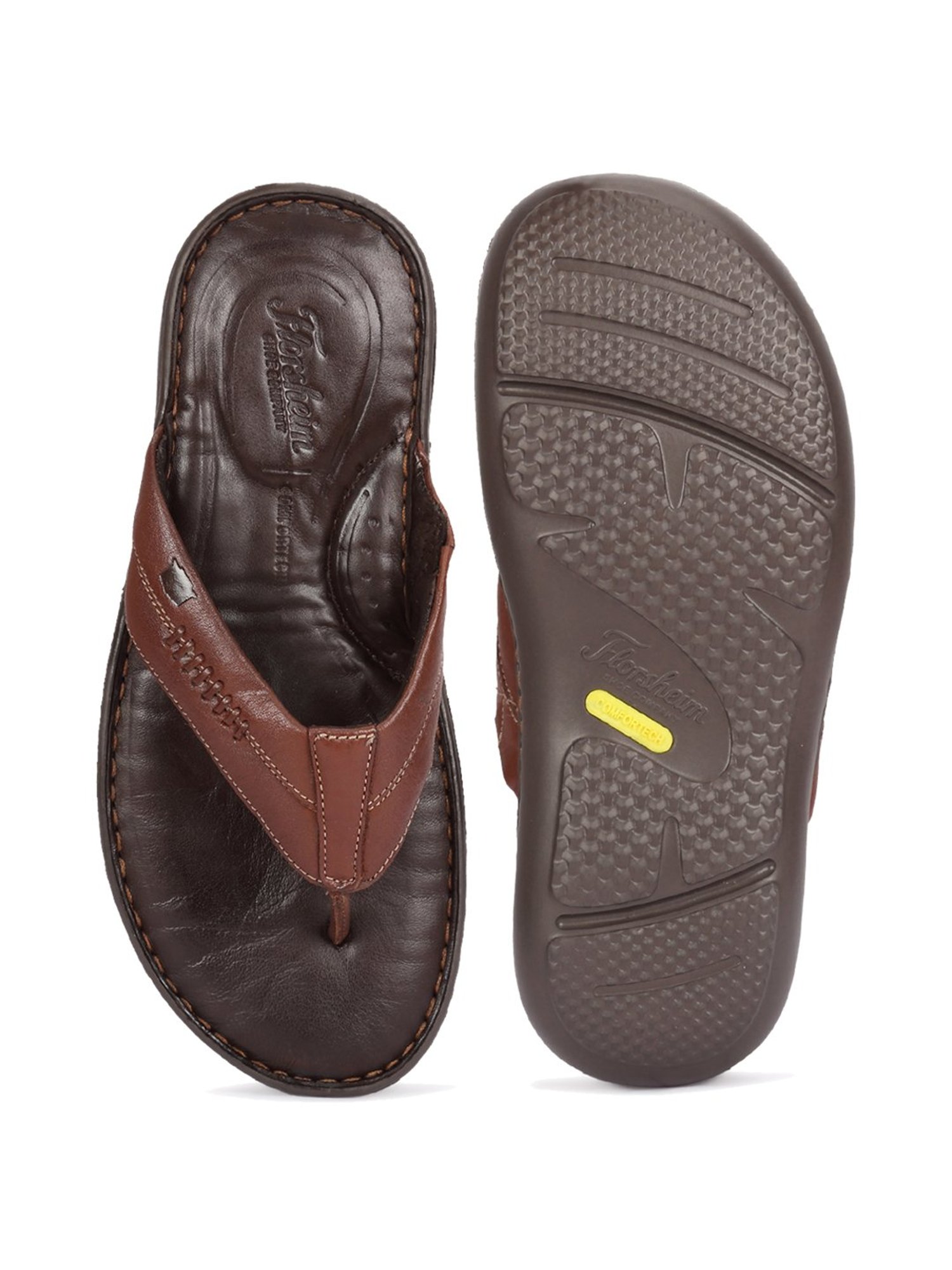Florsheim Tan Thong Sandals