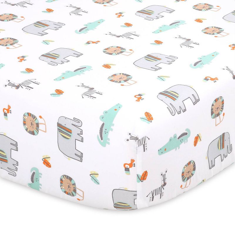 Aden by Aden + Anais Fitted Playard Sheet - Safari Babes