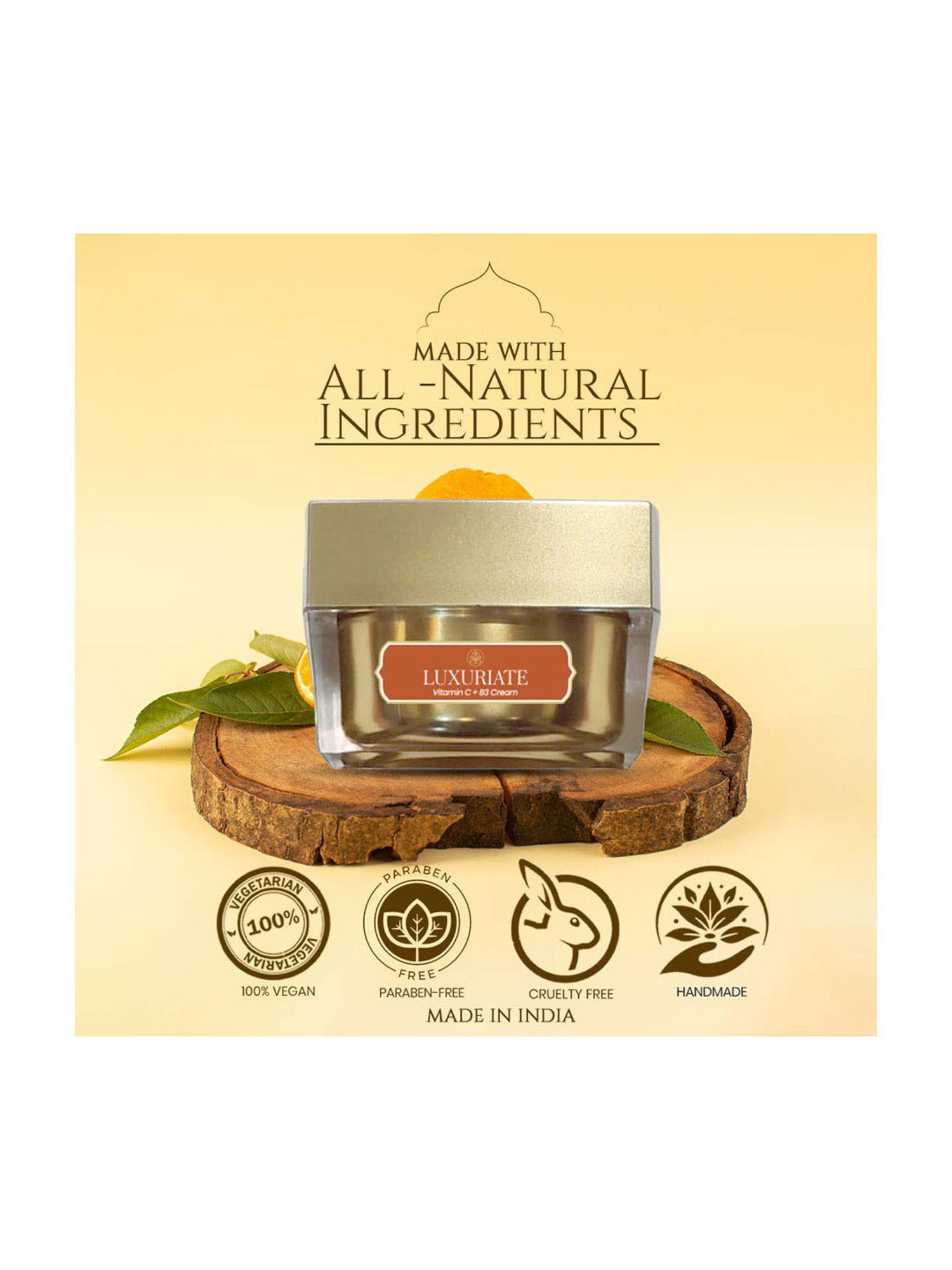 Luxuriate Vitamin C & B3 Moisturizer Cream - 50 gm