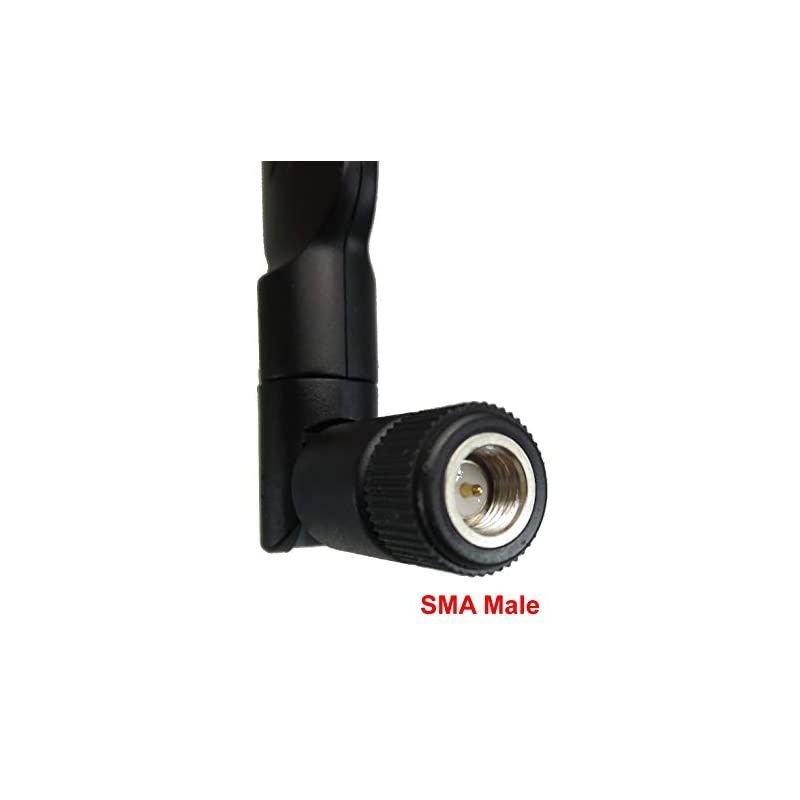 3G/4G/LTE 3-5 dBi Omni-Directional Universal Blade Antenna for Cisco, Cradlepoint, Digi, MoFi, Pepwave, Sierra Wireless and Other Modems & Routers with SMA Antenna Jacks (Single Antenna)