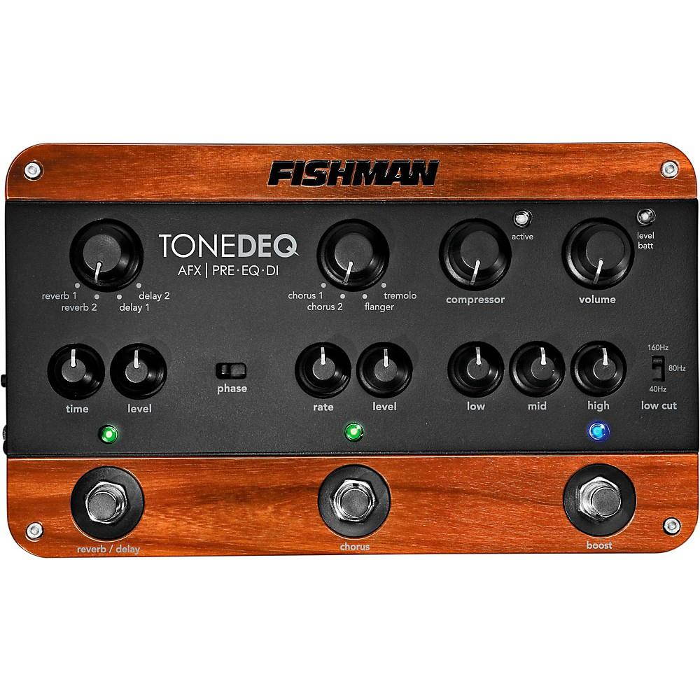 Fishman ToneDEQ Acoustic Guitar Preamp / EQ / DI pedal