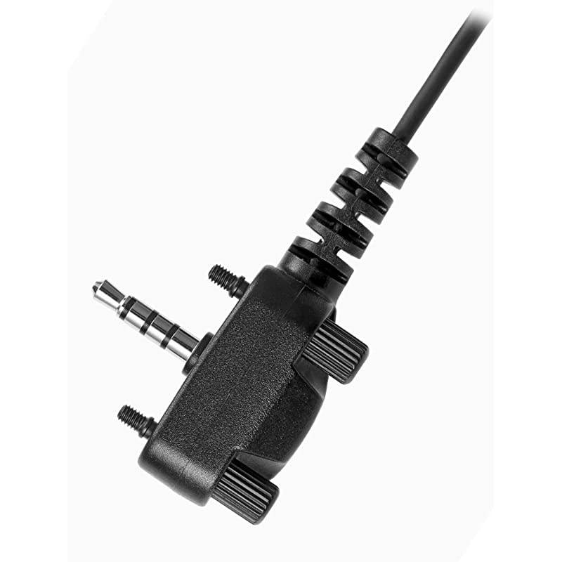 Wire Earpiece with Reinforced Cable for Motorola Vertex Radios VX-261 VX-231 VX-210 VX-264 VX-351 VX-354 VX-424 VX-451 VX-454 VX-459 EVX-261 EVX-531 EVX-534 EVX-539, Acoustic Tube Headset