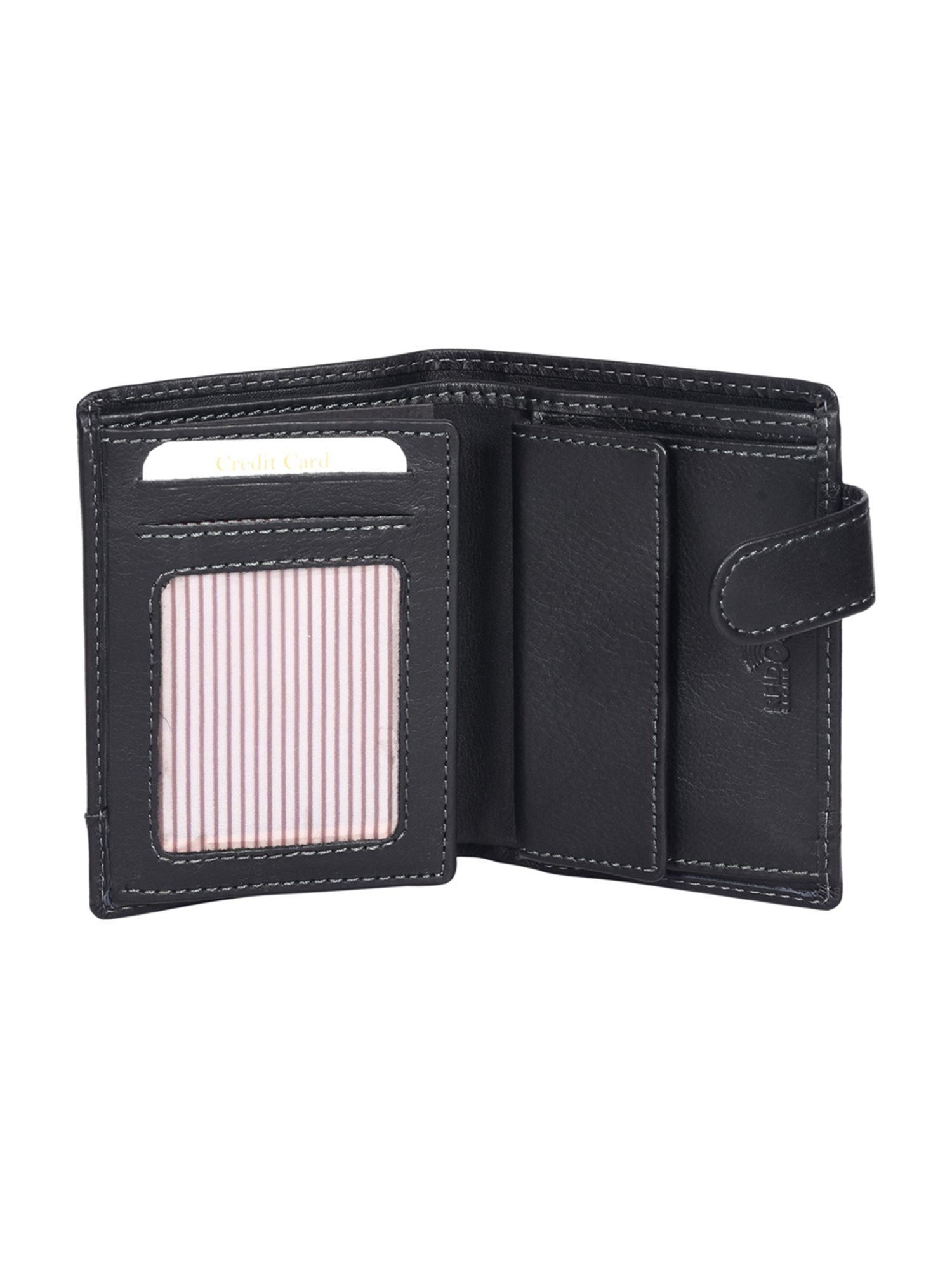 SASSORA Pablo Black Small Leather Notecase