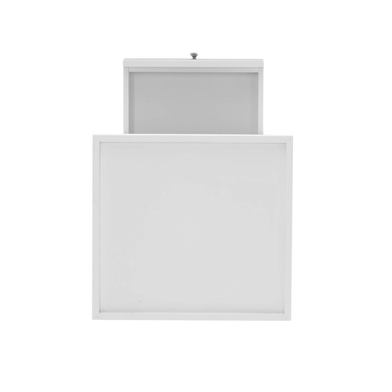 Largo Side Table with Expandable Top White - Powell Company