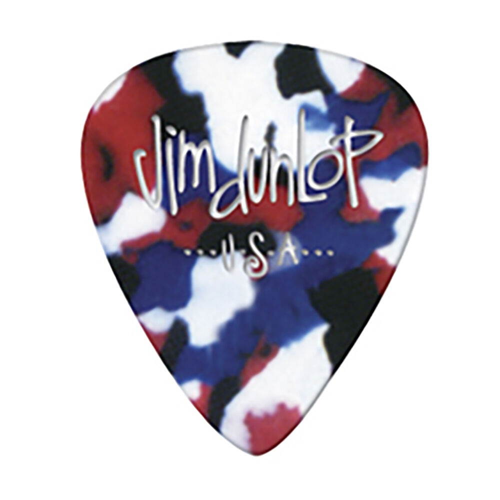 Dunlop 483P06MD Celluloid Classic Confetti Guitar Picks, Medium (12-Pack)
