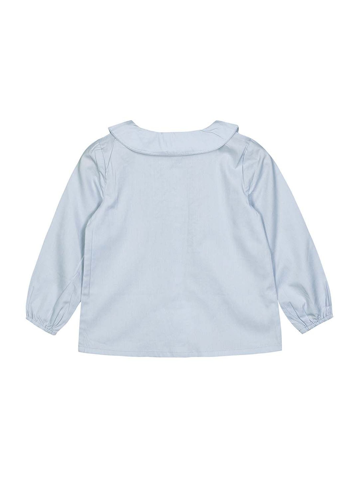 Budding Bees Kids Blue Cotton Embroidered Dress