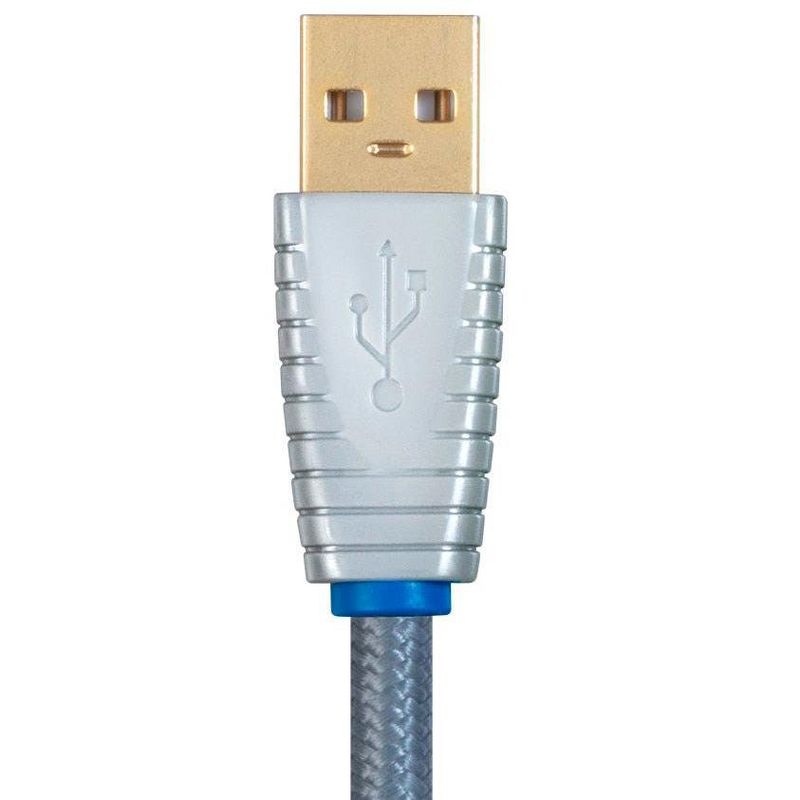 Monolith USB Digital Audio Cable - USB A to USB B - 1 Meter, 22AWG, Oxygen-Free Copper, Gold-Plated Connectors