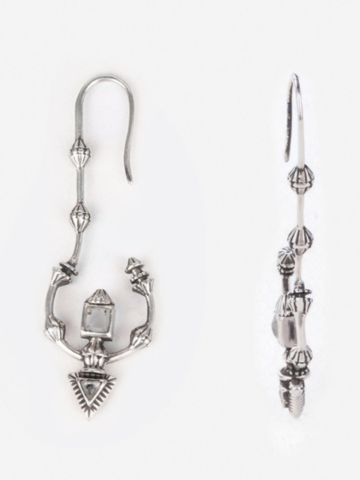 Shaya 92.5 Sterling Silver A Muse Called Jyoti Esther Greenwood Earrings in Oxidised 925 Silver
