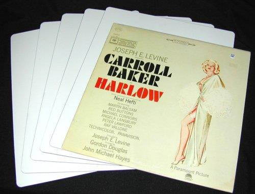 (30) 12" Record Divider Cards - FULL CUT - White, 40mil - 12" x 14 1/4" - #12NS14WH40