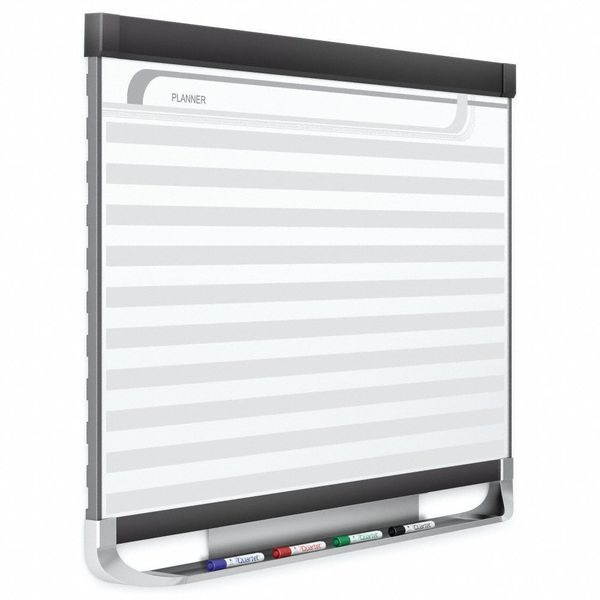 Quartet PP143P2 Prestige 2 Magnetic DuraMax Planning System, Horizontal Format, 48x36, Graphite, 1 Each