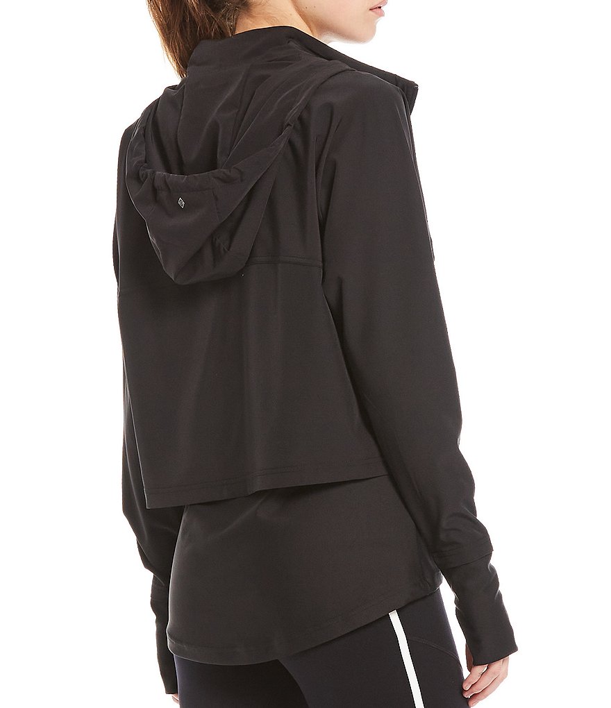 Antonio Melani Motivate Zip Front Overlay Track Jacket