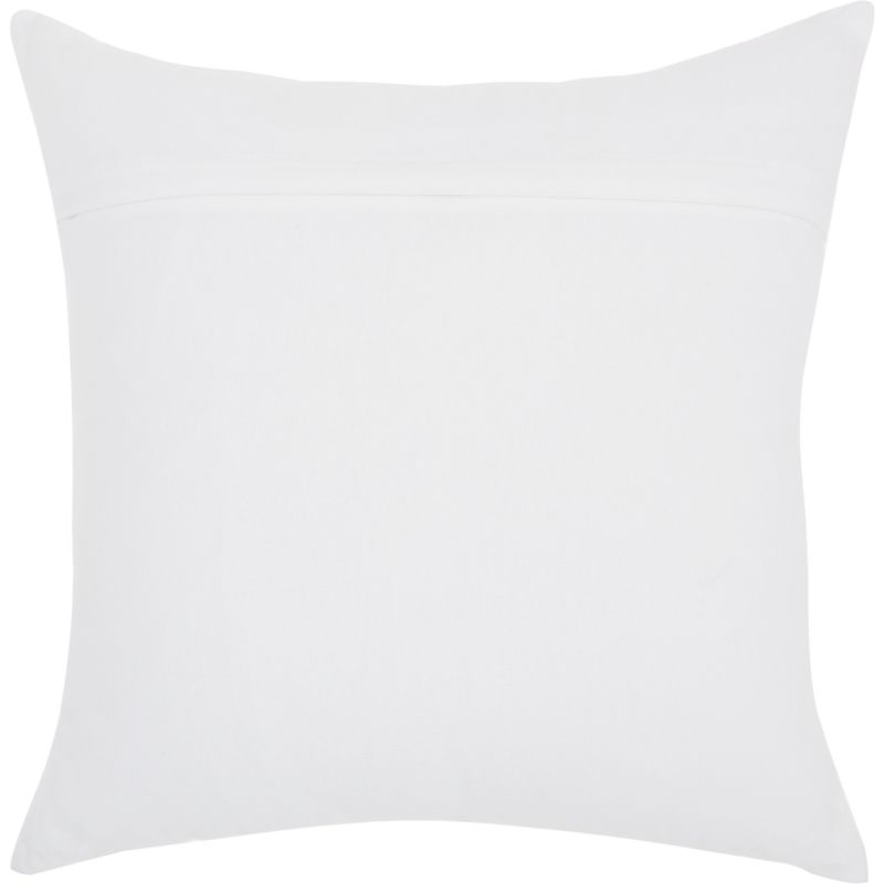 Glitter Classic Kitty Square Throw Pillow White - Mina Victory